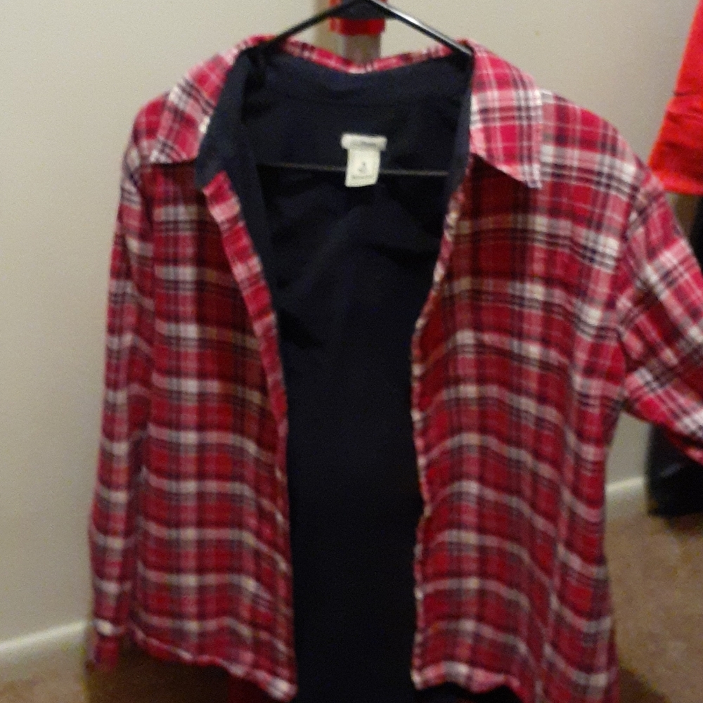 Button up plaid longsleeve